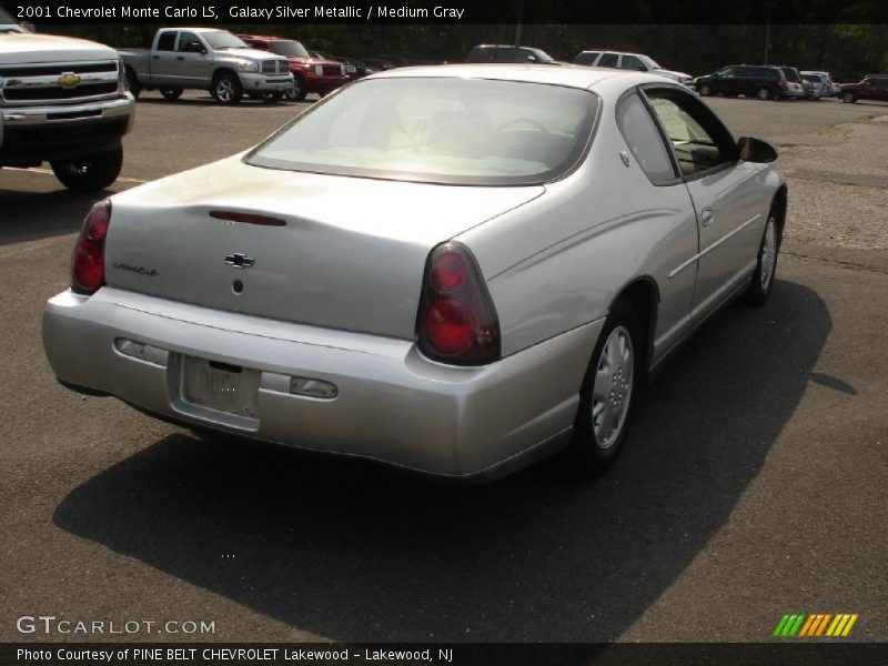 Galaxy Silver Metallic / Medium Gray 2001 Chevrolet Monte Carlo LS