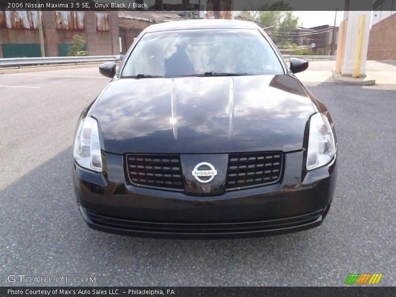 Onyx Black / Black 2006 Nissan Maxima 3.5 SE