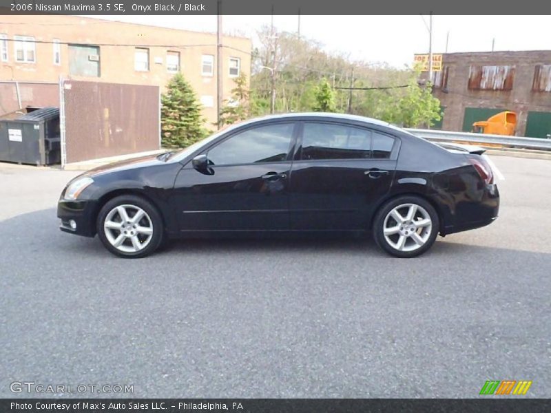 Onyx Black / Black 2006 Nissan Maxima 3.5 SE