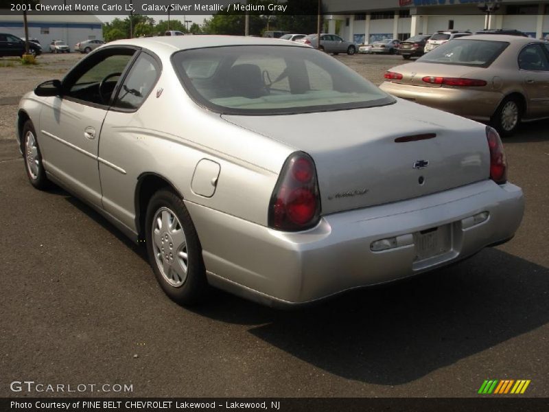 Galaxy Silver Metallic / Medium Gray 2001 Chevrolet Monte Carlo LS