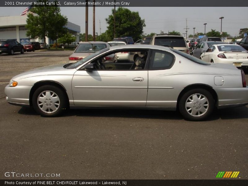 Galaxy Silver Metallic / Medium Gray 2001 Chevrolet Monte Carlo LS