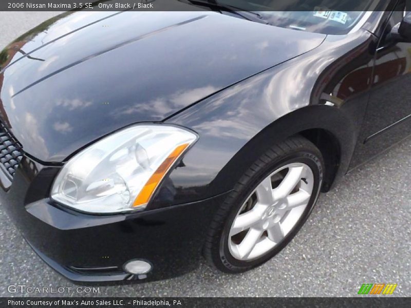 Onyx Black / Black 2006 Nissan Maxima 3.5 SE