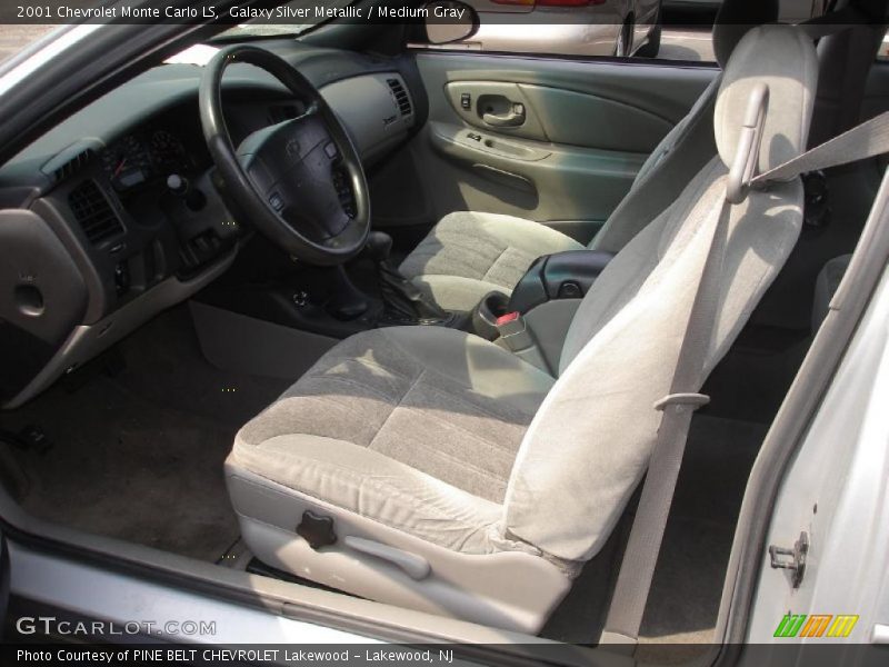 Galaxy Silver Metallic / Medium Gray 2001 Chevrolet Monte Carlo LS