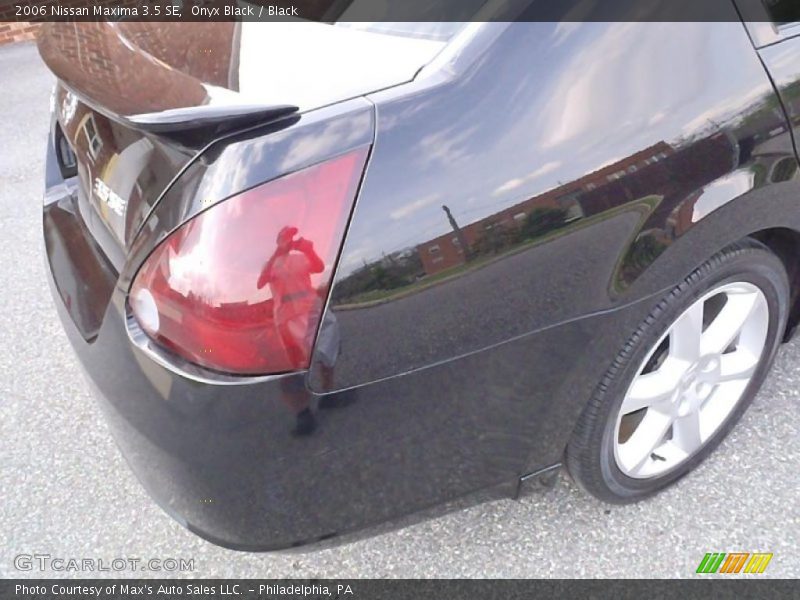 Onyx Black / Black 2006 Nissan Maxima 3.5 SE