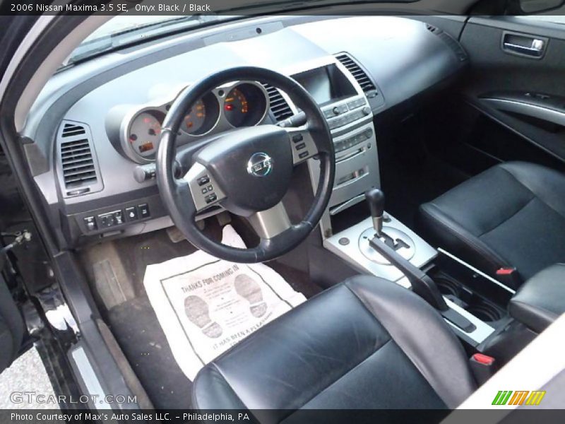 Onyx Black / Black 2006 Nissan Maxima 3.5 SE