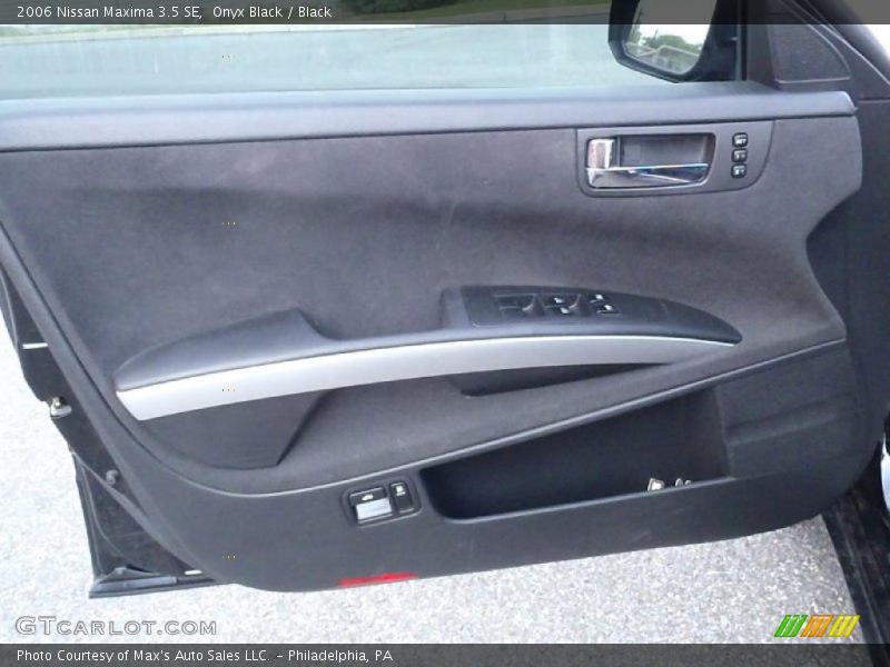 Onyx Black / Black 2006 Nissan Maxima 3.5 SE