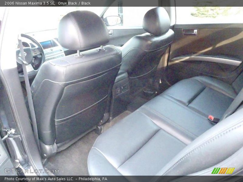 Onyx Black / Black 2006 Nissan Maxima 3.5 SE