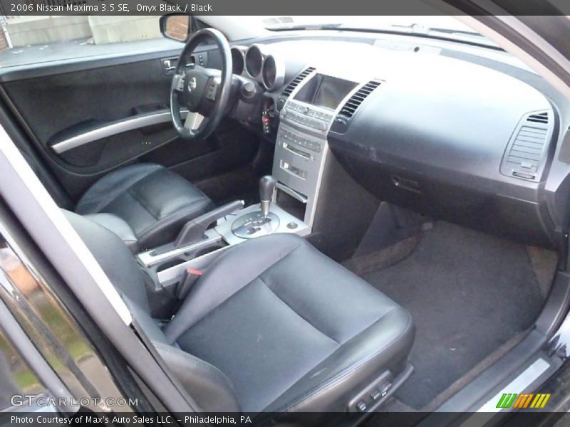Onyx Black / Black 2006 Nissan Maxima 3.5 SE