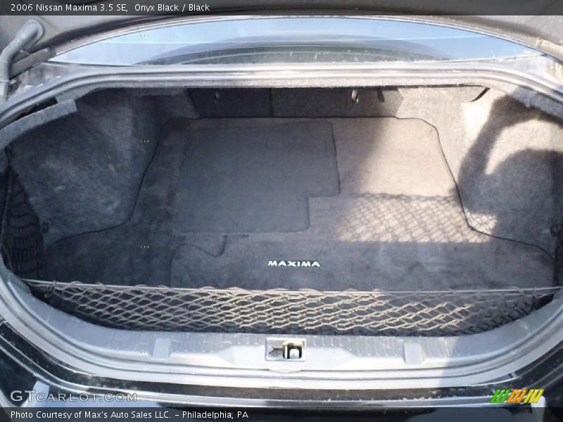 Onyx Black / Black 2006 Nissan Maxima 3.5 SE