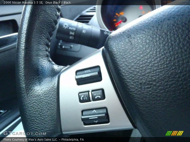 Onyx Black / Black 2006 Nissan Maxima 3.5 SE