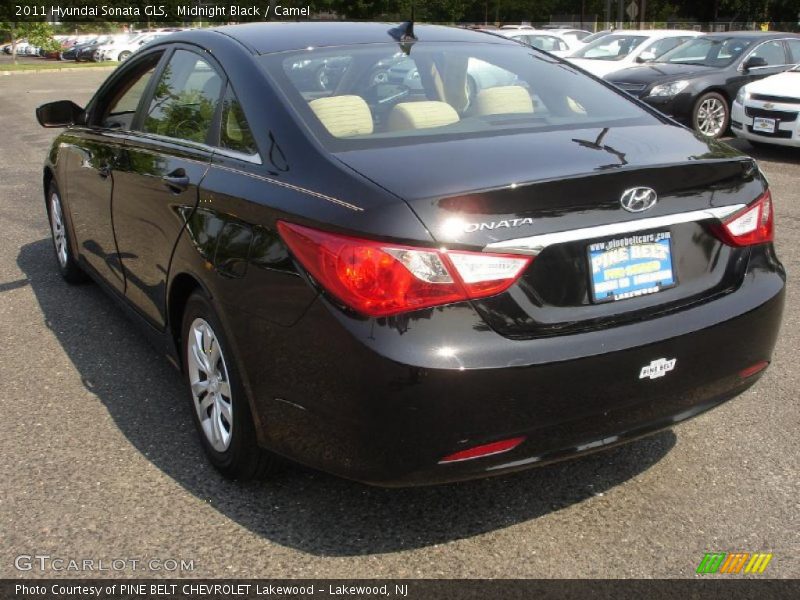 Midnight Black / Camel 2011 Hyundai Sonata GLS