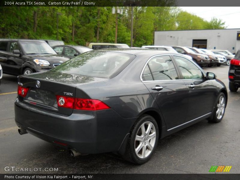 Carbon Gray Pearl / Ebony 2004 Acura TSX Sedan