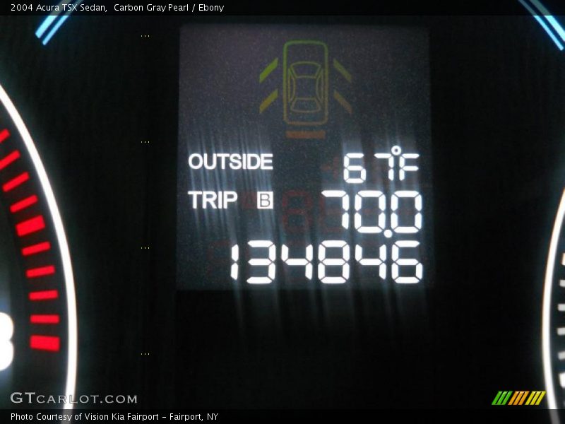 Carbon Gray Pearl / Ebony 2004 Acura TSX Sedan