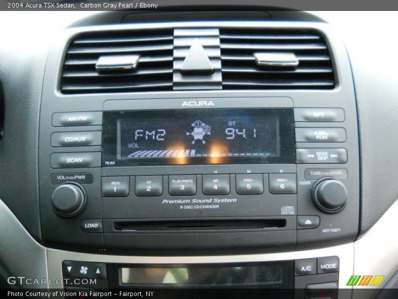 Carbon Gray Pearl / Ebony 2004 Acura TSX Sedan