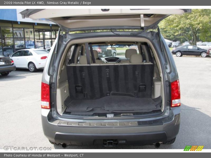 Nimbus Gray Metallic / Beige 2009 Honda Pilot LX 4WD