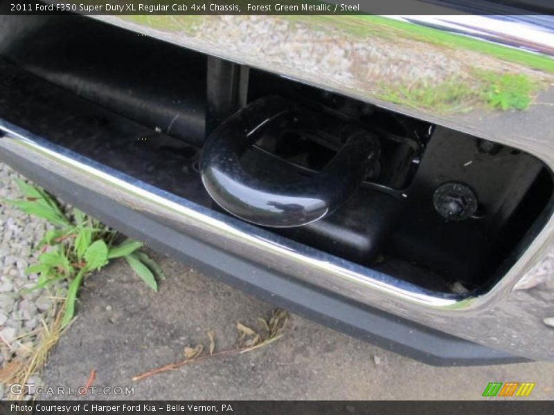 Forest Green Metallic / Steel 2011 Ford F350 Super Duty XL Regular Cab 4x4 Chassis