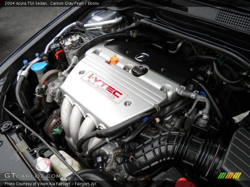 Carbon Gray Pearl / Ebony 2004 Acura TSX Sedan