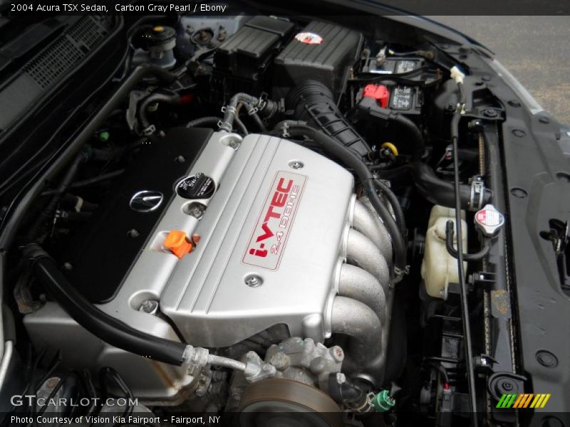 Carbon Gray Pearl / Ebony 2004 Acura TSX Sedan