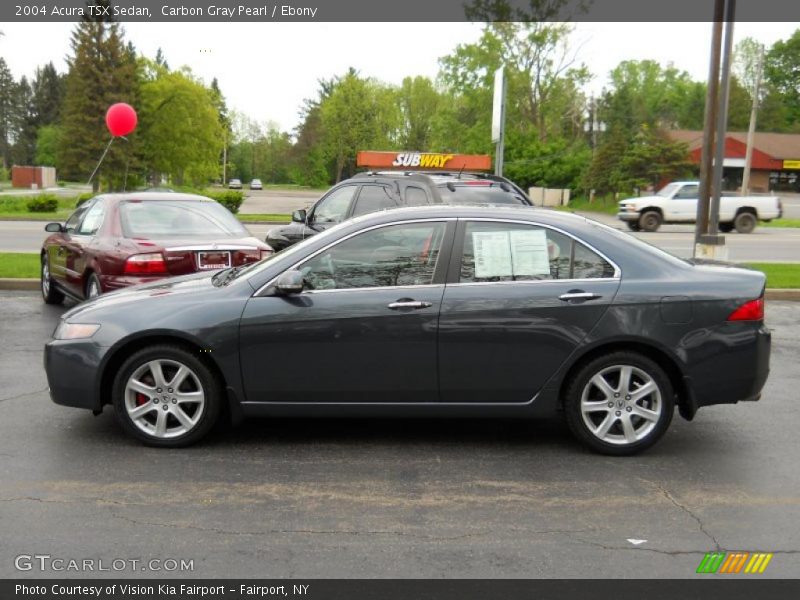 Carbon Gray Pearl / Ebony 2004 Acura TSX Sedan