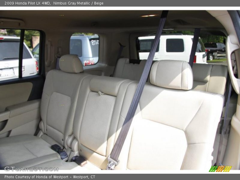 Nimbus Gray Metallic / Beige 2009 Honda Pilot LX 4WD
