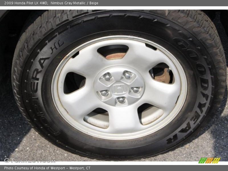 Nimbus Gray Metallic / Beige 2009 Honda Pilot LX 4WD