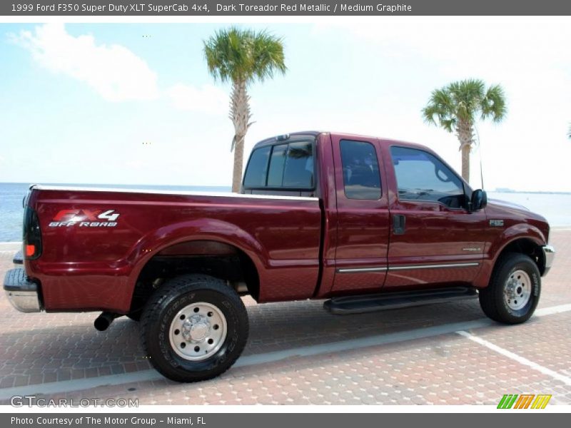  1999 F350 Super Duty XLT SuperCab 4x4 Dark Toreador Red Metallic