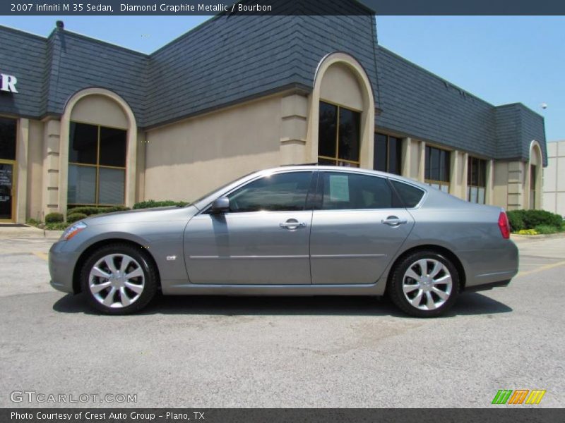 Diamond Graphite Metallic / Bourbon 2007 Infiniti M 35 Sedan