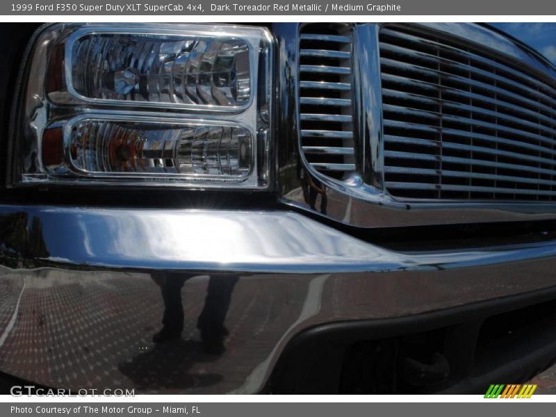 Dark Toreador Red Metallic / Medium Graphite 1999 Ford F350 Super Duty XLT SuperCab 4x4