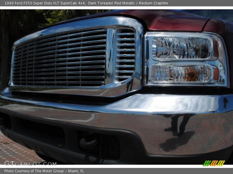 Dark Toreador Red Metallic / Medium Graphite 1999 Ford F350 Super Duty XLT SuperCab 4x4