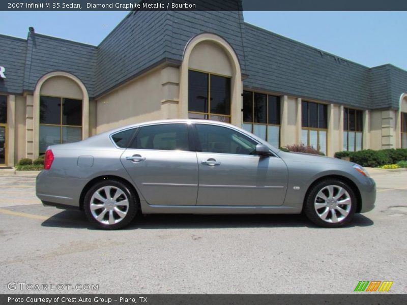 Diamond Graphite Metallic / Bourbon 2007 Infiniti M 35 Sedan