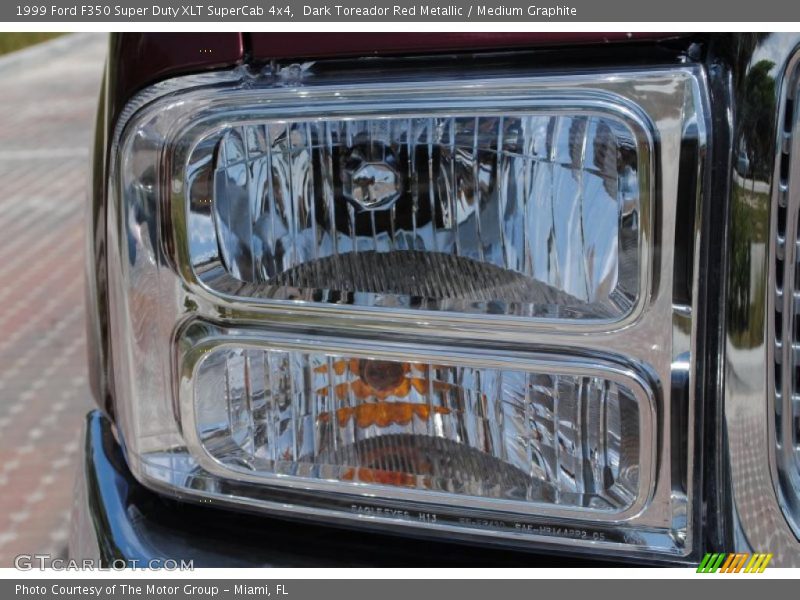 Dark Toreador Red Metallic / Medium Graphite 1999 Ford F350 Super Duty XLT SuperCab 4x4