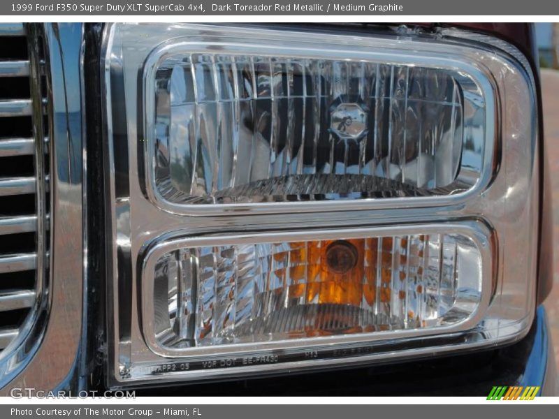 Dark Toreador Red Metallic / Medium Graphite 1999 Ford F350 Super Duty XLT SuperCab 4x4