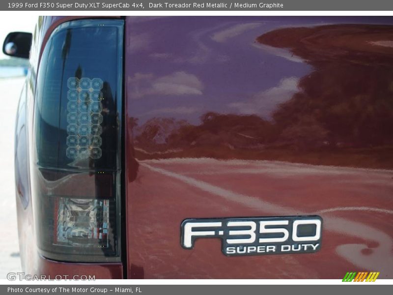 Dark Toreador Red Metallic / Medium Graphite 1999 Ford F350 Super Duty XLT SuperCab 4x4