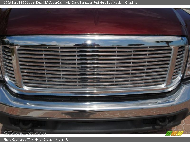 Dark Toreador Red Metallic / Medium Graphite 1999 Ford F350 Super Duty XLT SuperCab 4x4