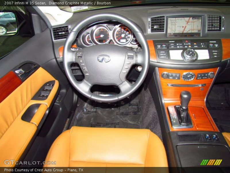 Diamond Graphite Metallic / Bourbon 2007 Infiniti M 35 Sedan