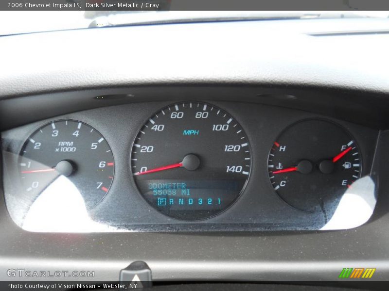 Dark Silver Metallic / Gray 2006 Chevrolet Impala LS