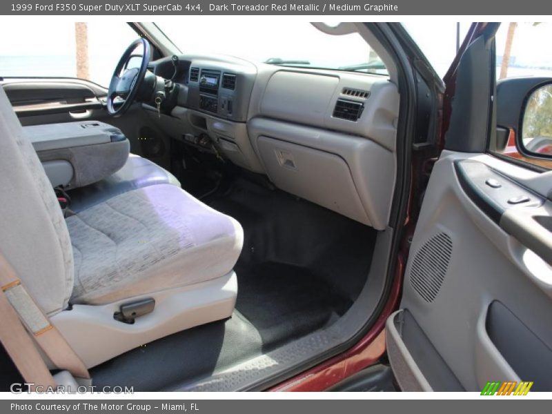  1999 F350 Super Duty XLT SuperCab 4x4 Medium Graphite Interior