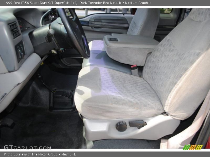 Dark Toreador Red Metallic / Medium Graphite 1999 Ford F350 Super Duty XLT SuperCab 4x4