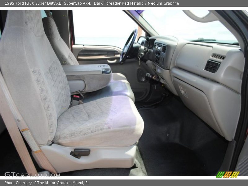 Dark Toreador Red Metallic / Medium Graphite 1999 Ford F350 Super Duty XLT SuperCab 4x4