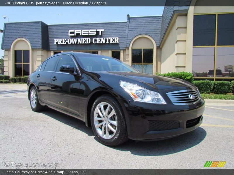Black Obsidian / Graphite 2008 Infiniti G 35 Journey Sedan