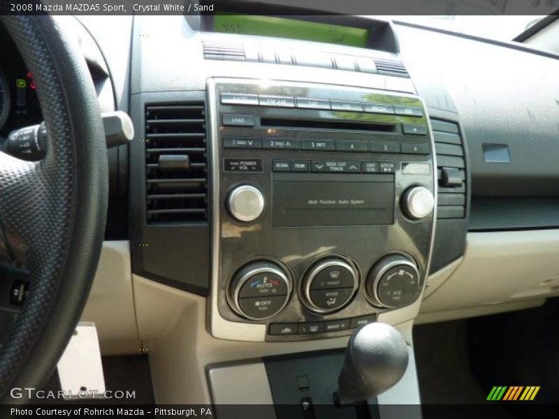 Crystal White / Sand 2008 Mazda MAZDA5 Sport