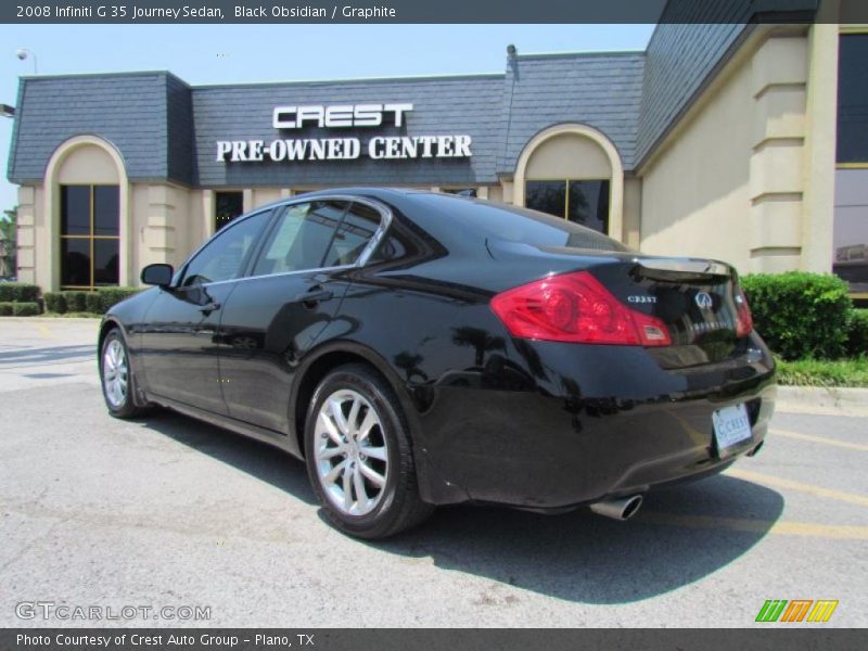 Black Obsidian / Graphite 2008 Infiniti G 35 Journey Sedan