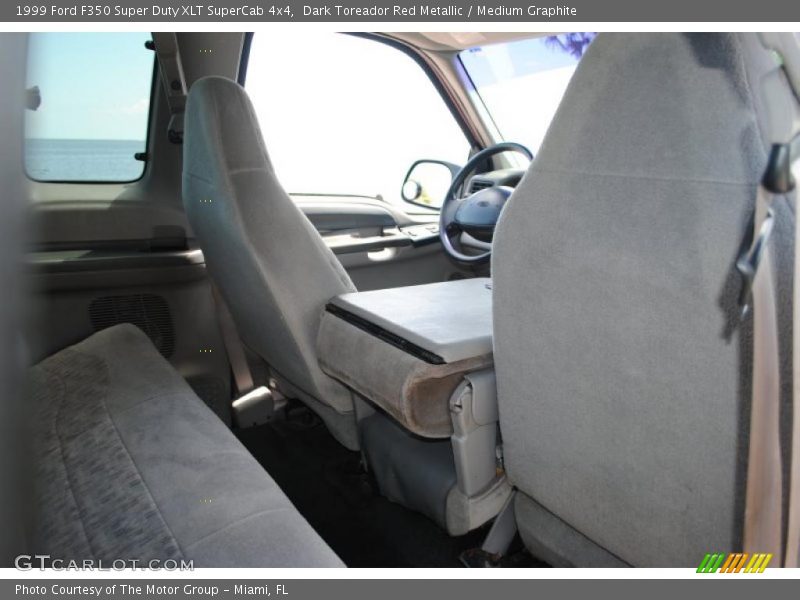 Dark Toreador Red Metallic / Medium Graphite 1999 Ford F350 Super Duty XLT SuperCab 4x4