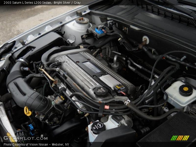 Bright Silver / Gray 2003 Saturn L Series L200 Sedan