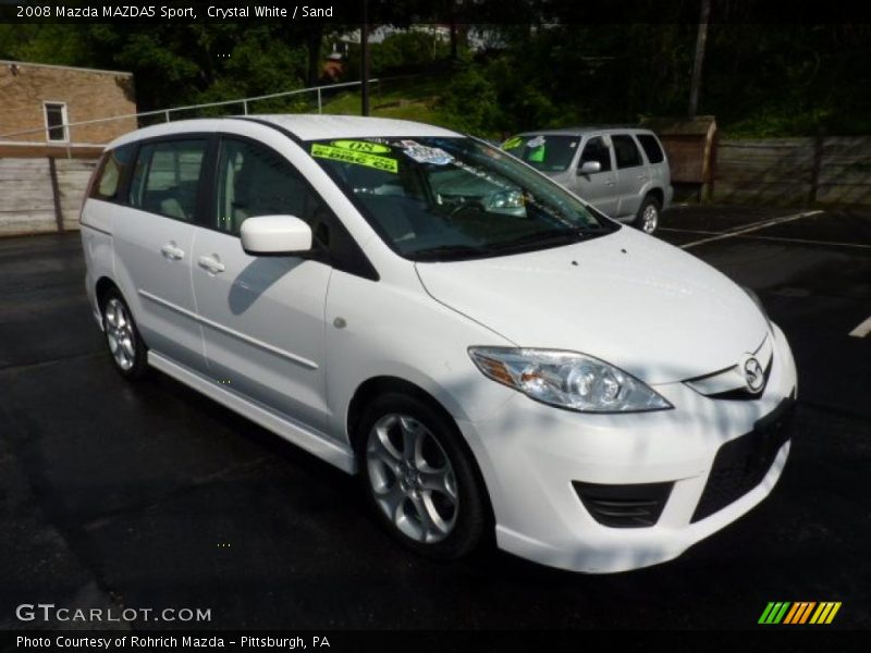 Crystal White / Sand 2008 Mazda MAZDA5 Sport