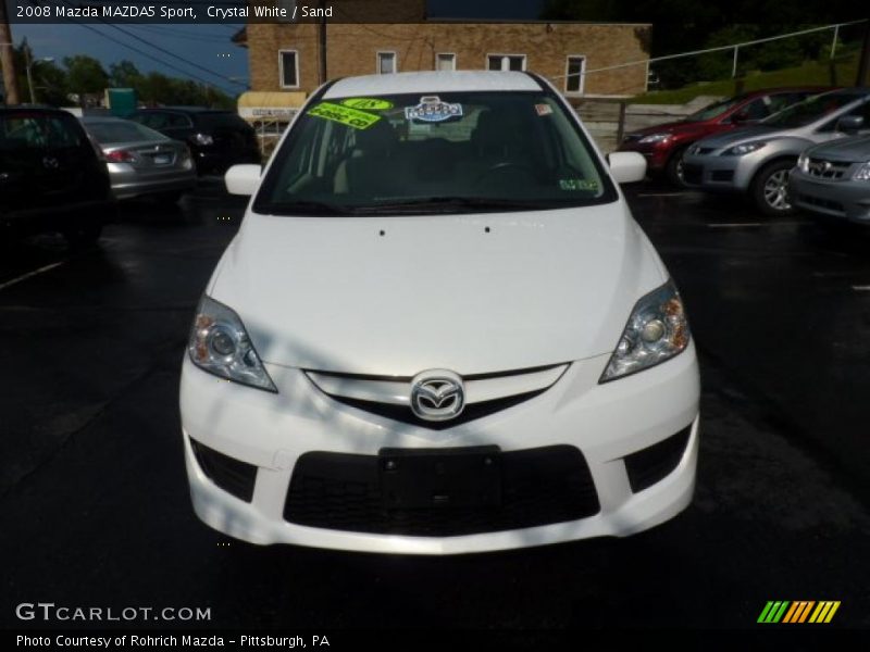 Crystal White / Sand 2008 Mazda MAZDA5 Sport