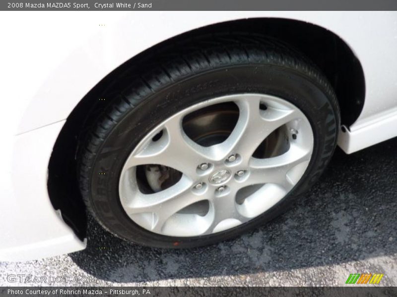 Crystal White / Sand 2008 Mazda MAZDA5 Sport