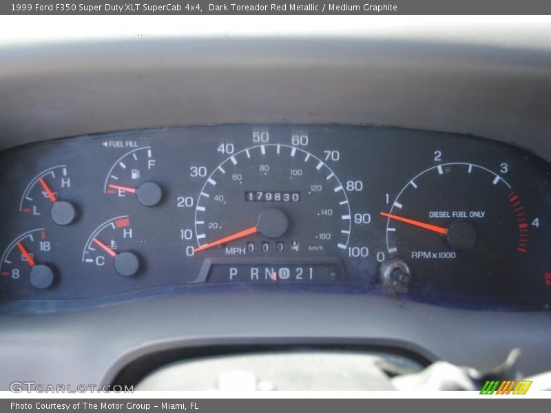  1999 F350 Super Duty XLT SuperCab 4x4 XLT SuperCab 4x4 Gauges