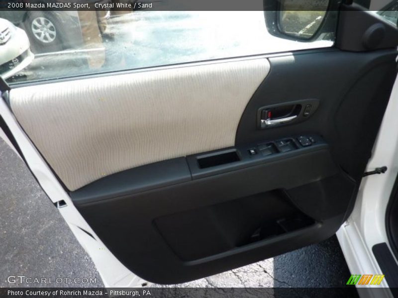 Crystal White / Sand 2008 Mazda MAZDA5 Sport