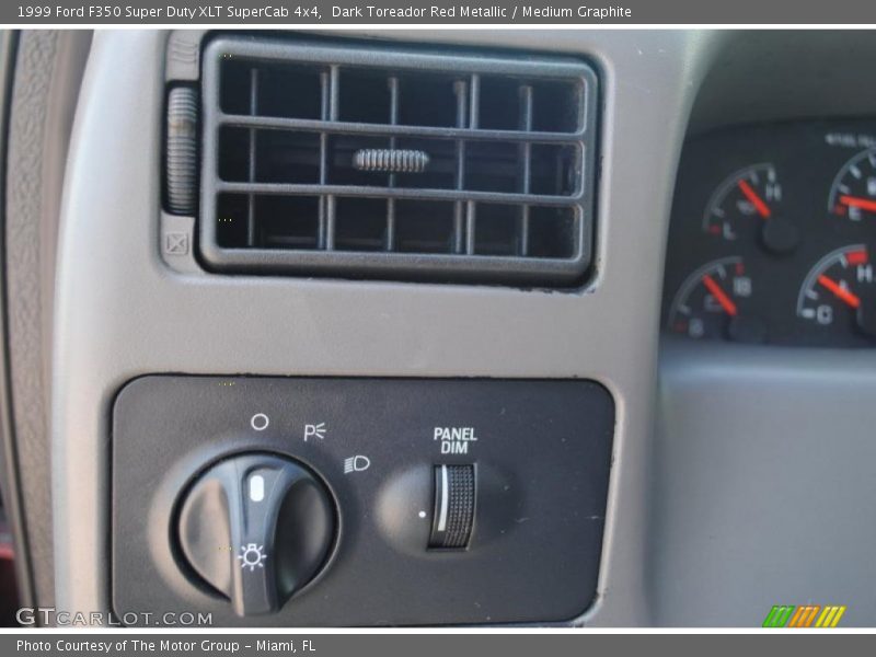 Dark Toreador Red Metallic / Medium Graphite 1999 Ford F350 Super Duty XLT SuperCab 4x4